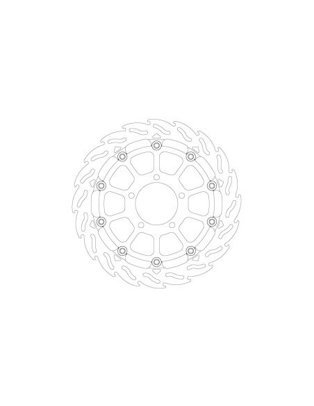 BRAKE DISC FLAME FRONT