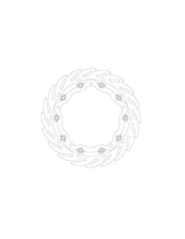 BRAKE DISC FLAME FRONT