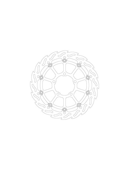 BRAKE DISC FLAME FRONT