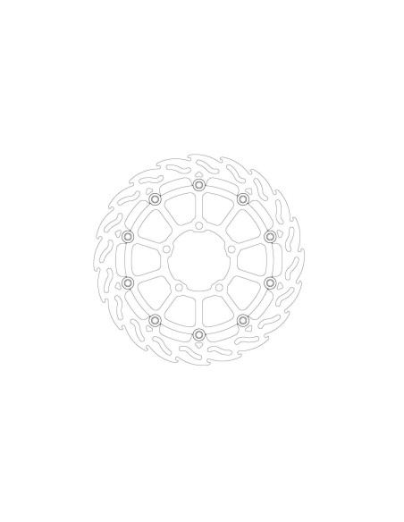 BRAKE DISC FLAME FRONT