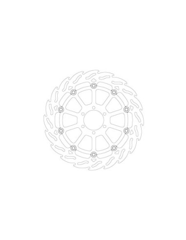 BRAKE DISC FLAME FRONT