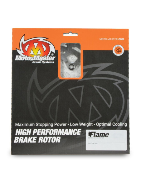 BRAKE DISC FLAME REAR