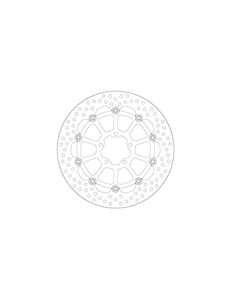 BRAKE DISC HALO FLOAT FT