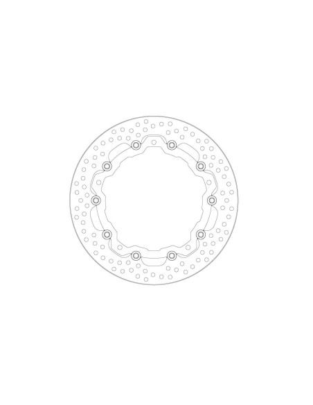 BRAKE DISC HALO FLOAT FT