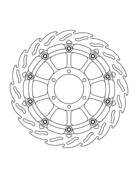 BRAKE DISC FLAME RACING FT L