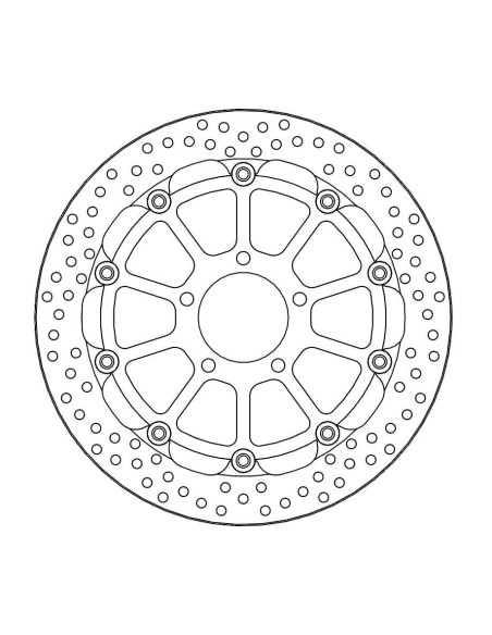 BRAKE DISC HALO RACE FRONT GSX
