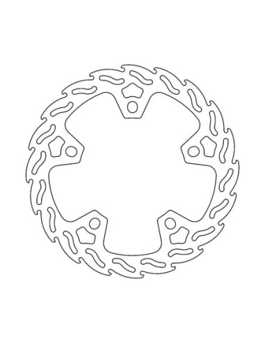 BRAKE DISC FLAME FRONT PAN AME