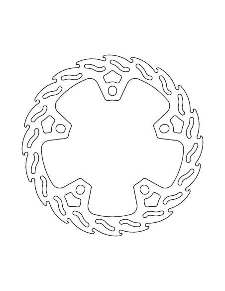 BRAKE DISC FLAME FRONT PAN AME