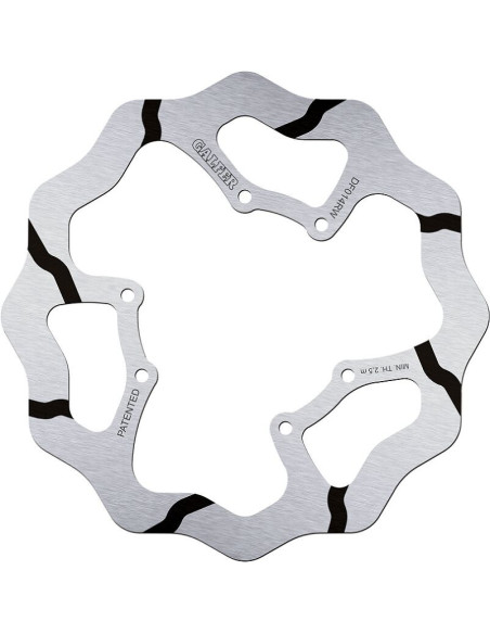 BRAKE DISC FIXED WAVE GROOVED