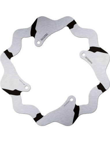 BRAKE DISC FIXED WAVE GROOVED