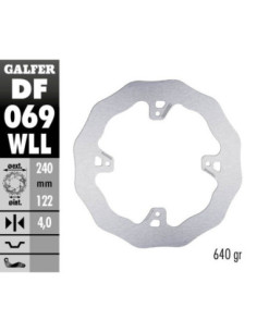 BRAKE DISC FIXED WAVE SOLID
