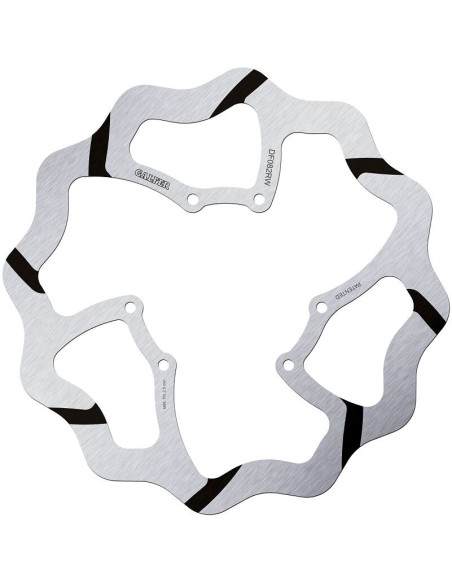 BRAKE DISC FIXED WAVE GROOVED