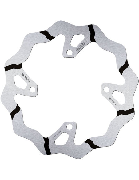 BRAKE DISC FIXED WAVE GROOVED