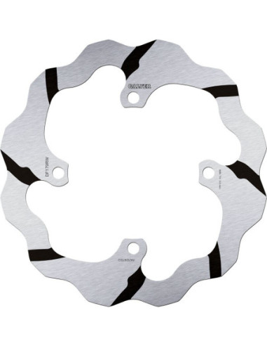 BRAKE DISC FIXED WAVE GROOVED