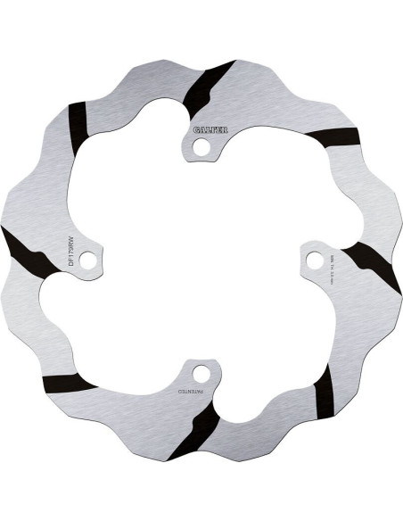 BRAKE DISC FIXED WAVE GROOVED