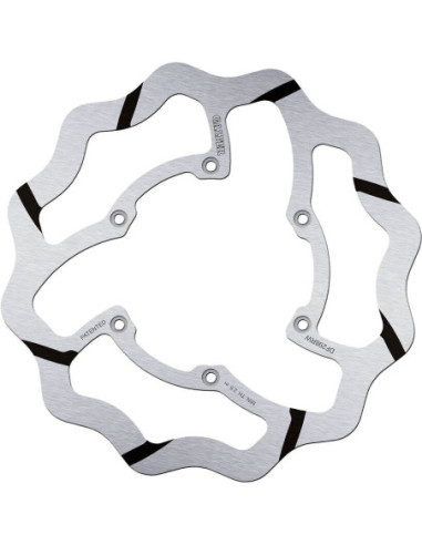 BRAKE DISC FIXED WAVE GROOVED