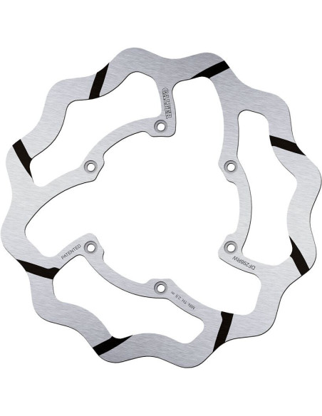 BRAKE DISC FIXED WAVE GROOVED
