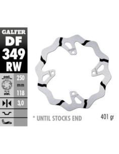 BRAKE DISC FIXED WAVE GROOVED