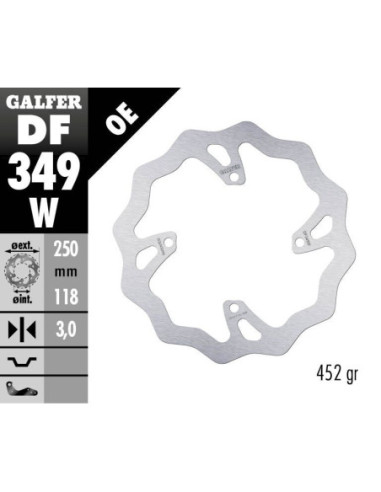 BRAKE DISC FIXED WAVE