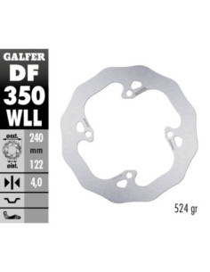 BRAKE DISC FIXED WAVE SOLID