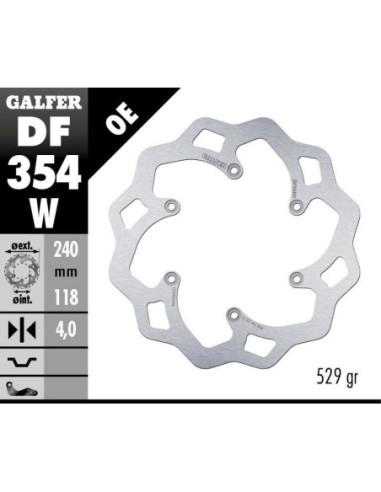 BRAKE DISC FIXED WAVE