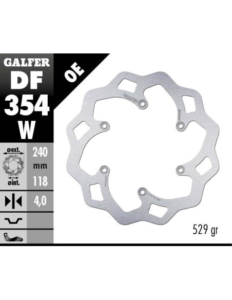 BRAKE DISC FIXED WAVE