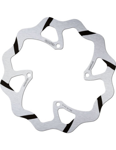 BRAKE DISC FIXED WAVE GROOVED