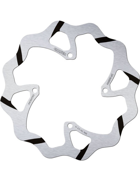 BRAKE DISC FIXED WAVE GROOVED