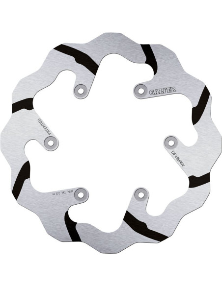 BRAKE DISC FIXED WAVE GROOVED