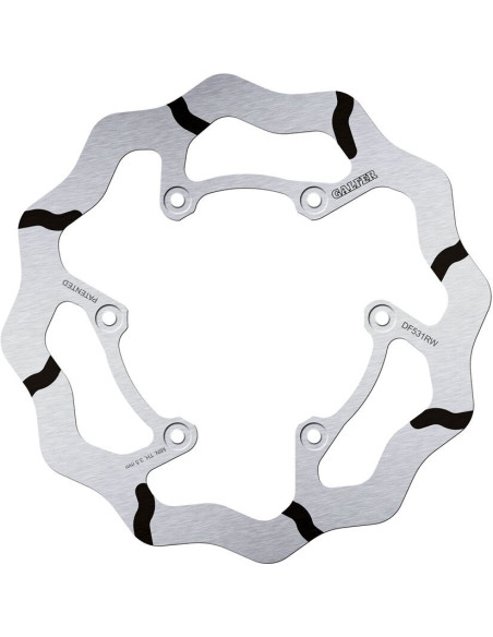 BRAKE DISC FIXED WAVE GROOVED