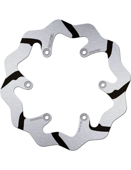 BRAKE DISC FIXED WAVE GROOVED