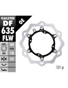 BRAKE DISC FLOAT WAVE