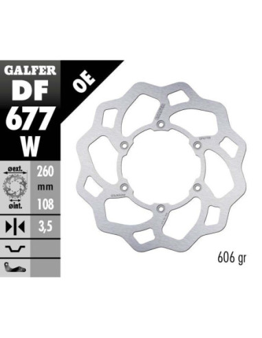 BRAKE DISC FIXED WAVE