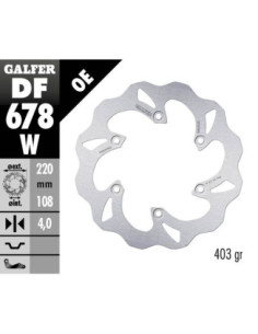 BRAKE DISC FIXED WAVE