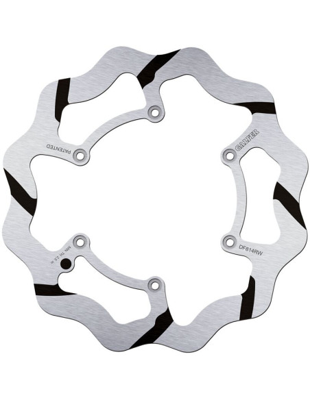 BRAKE DISC FIXED WAVE GROOVED