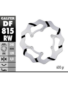 BRAKE DISC FIXED WAVE GROOVED