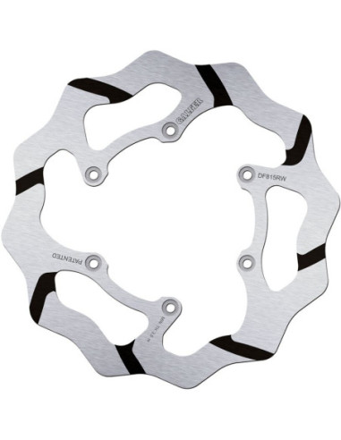 BRAKE DISC FIXED WAVE GROOVED