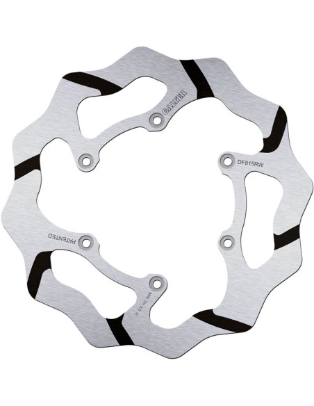 BRAKE DISC FIXED WAVE GROOVED