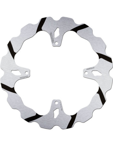 BRAKE DISC FIXED WAVE GROOVED