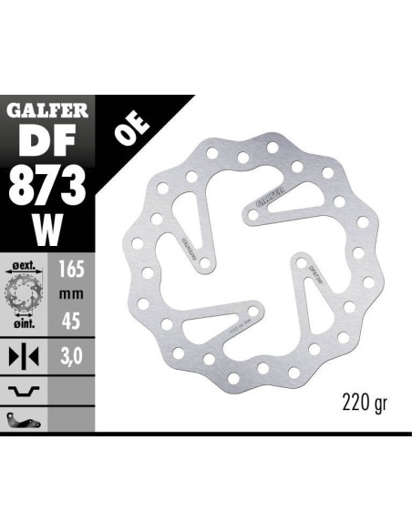 BRAKE DISC FIXED WAVE