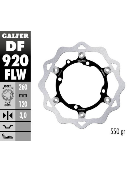 BRAKE DISC FLOAT WAVE