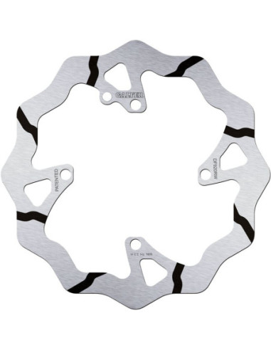 BRAKE DISC FIXED WAVE GROOVED