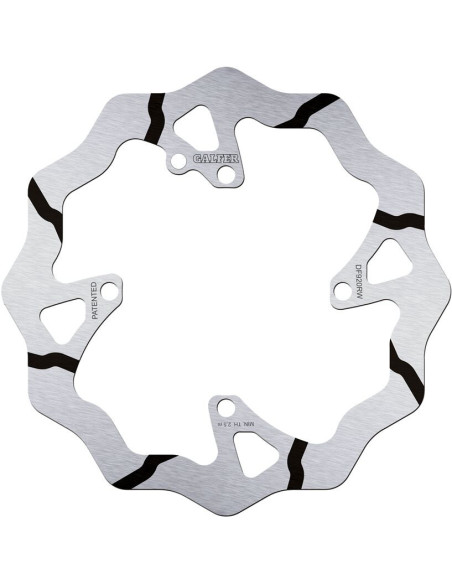 BRAKE DISC FIXED WAVE GROOVED